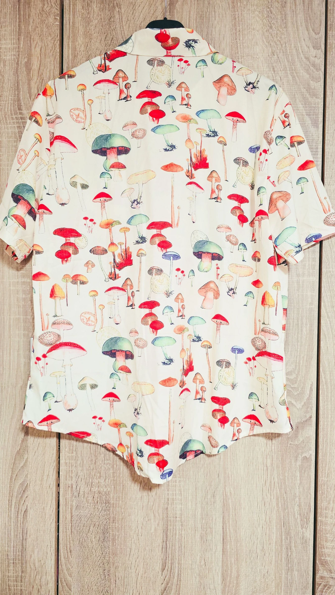Chemise à motifs champignons | Manches courtes | Taille S – photo 6